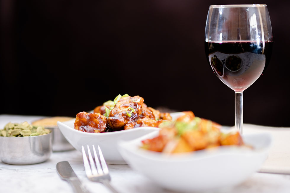 Vegetarian chilli paneer Indo-Chinese dish at Sagar Restaurant London.jpg