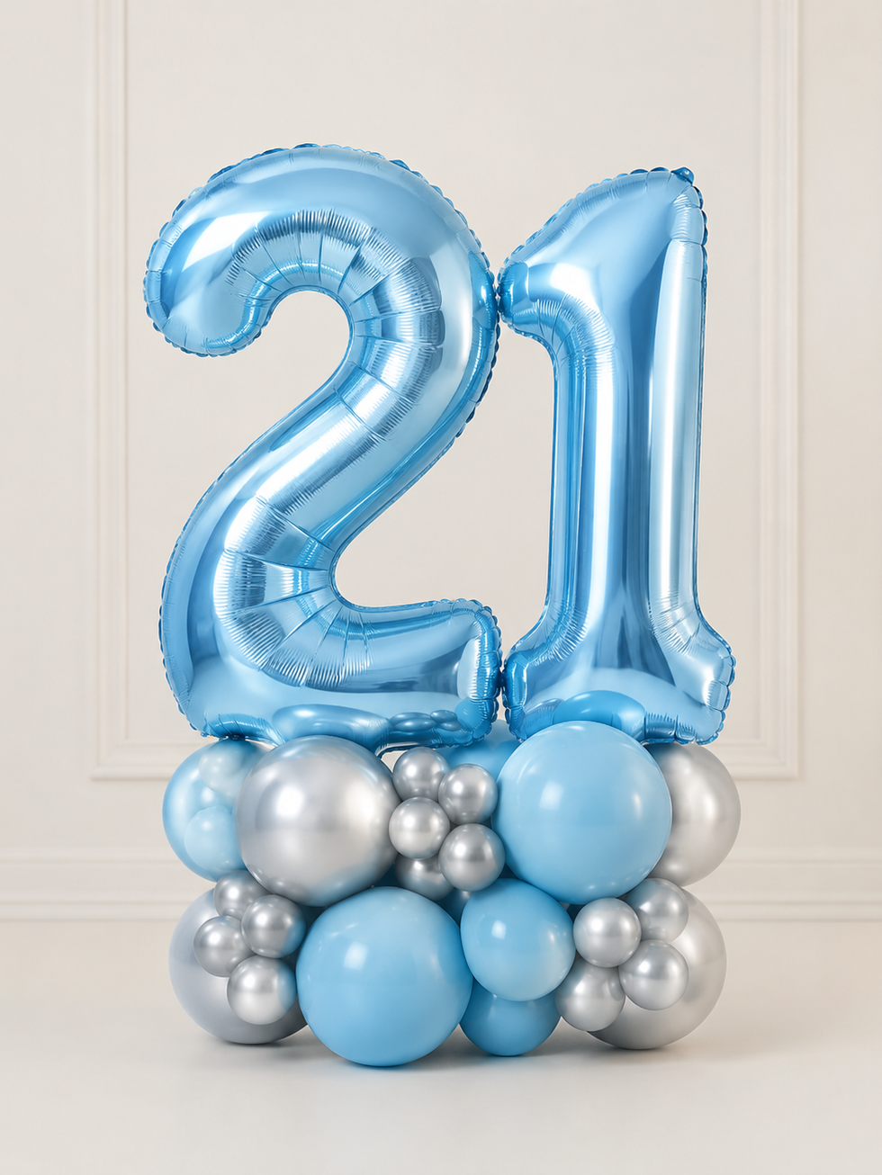 Two Helium Numbers – Sky Blue & Silver