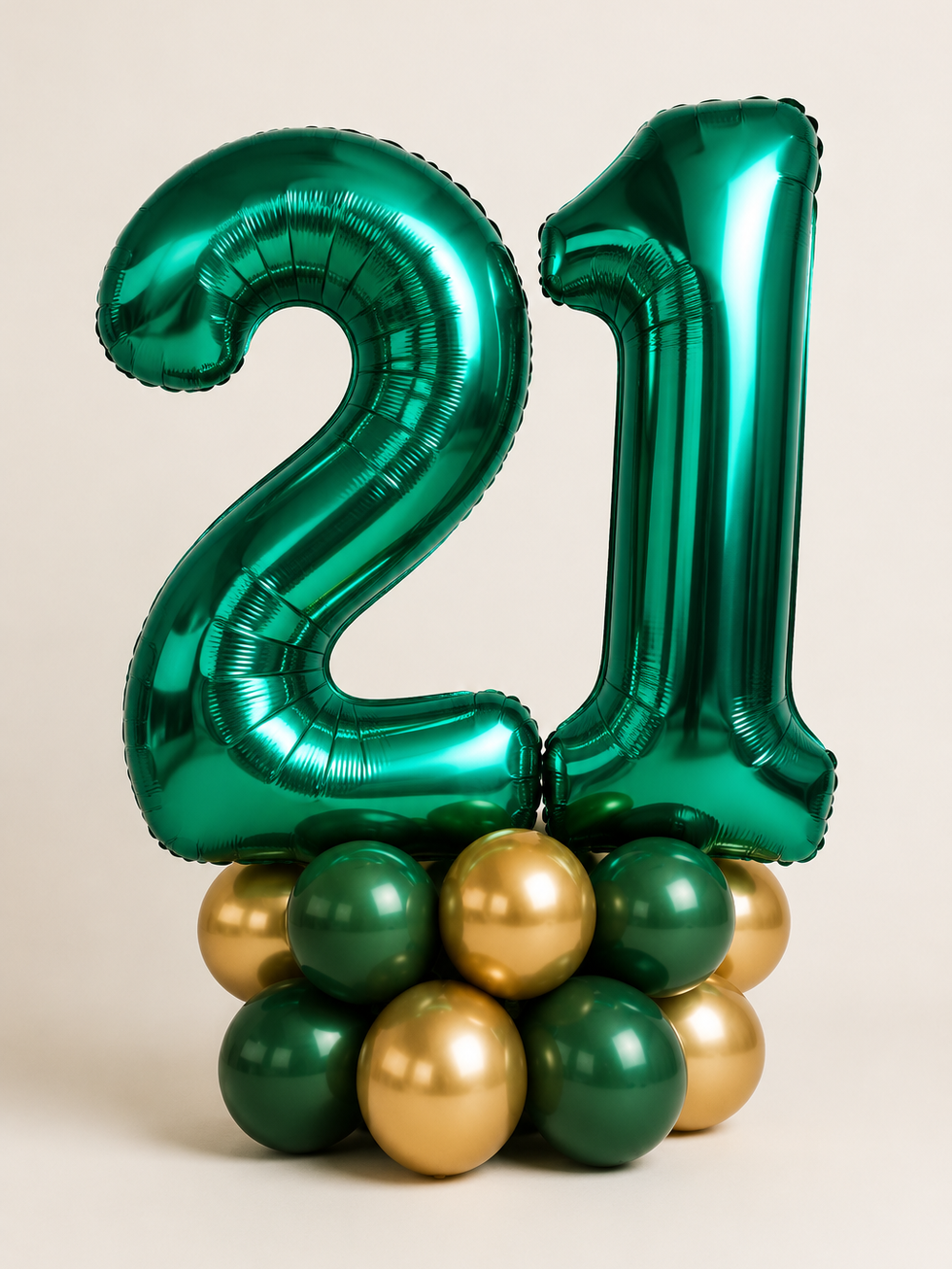 Two Helium Numbers – Emerald & Gold