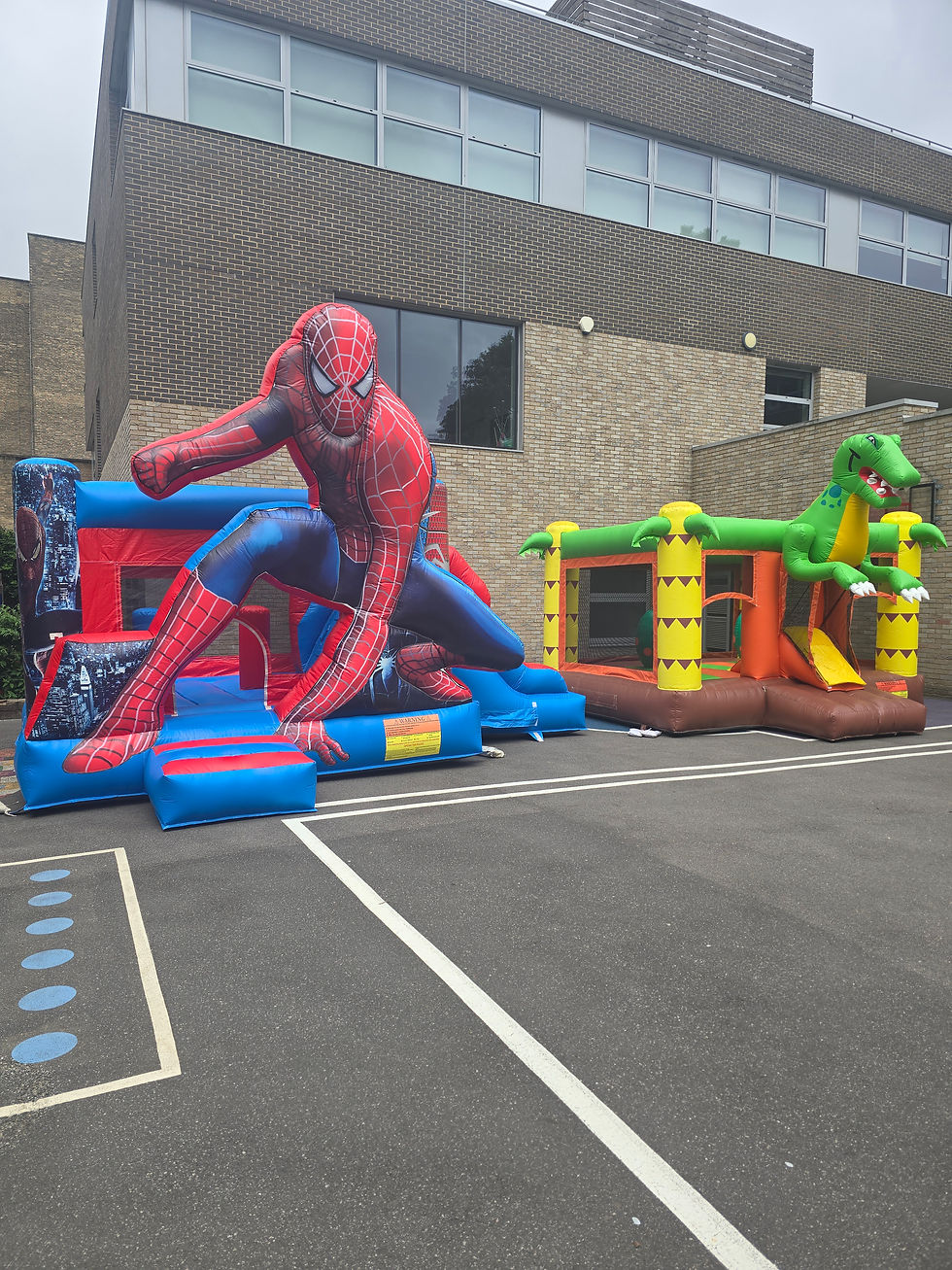 Bouncy castle hire with slide for kids party in London