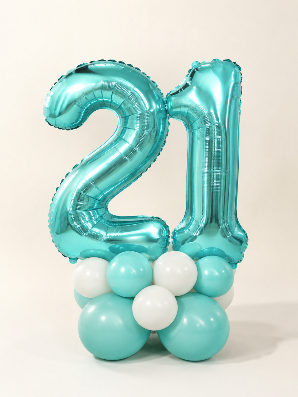 Two Helium Numbers – Aqua & White