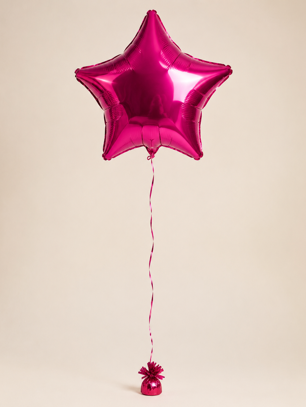 Single Foil Balloon – Fuchsia