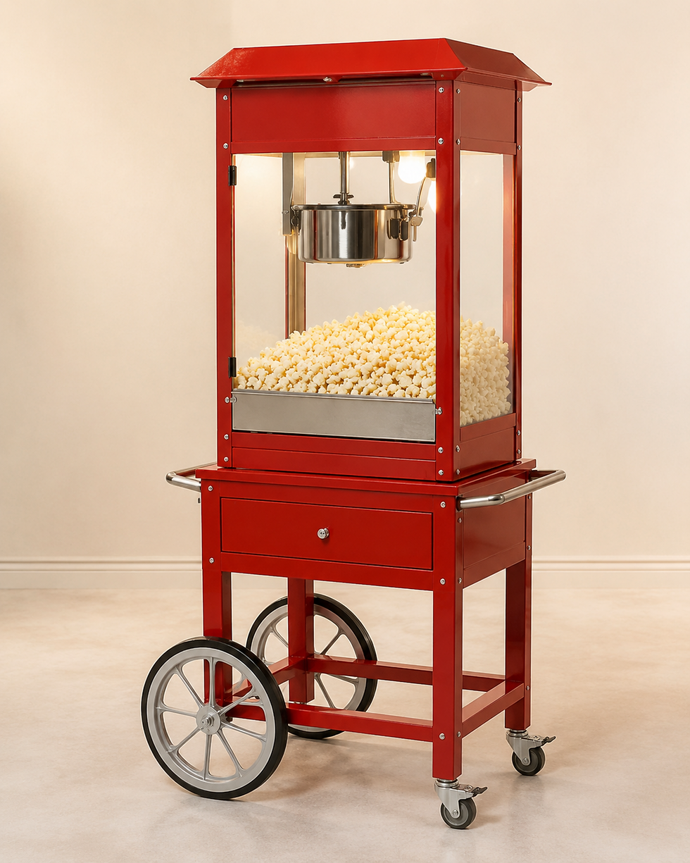 Red Popcorn Machine Hire