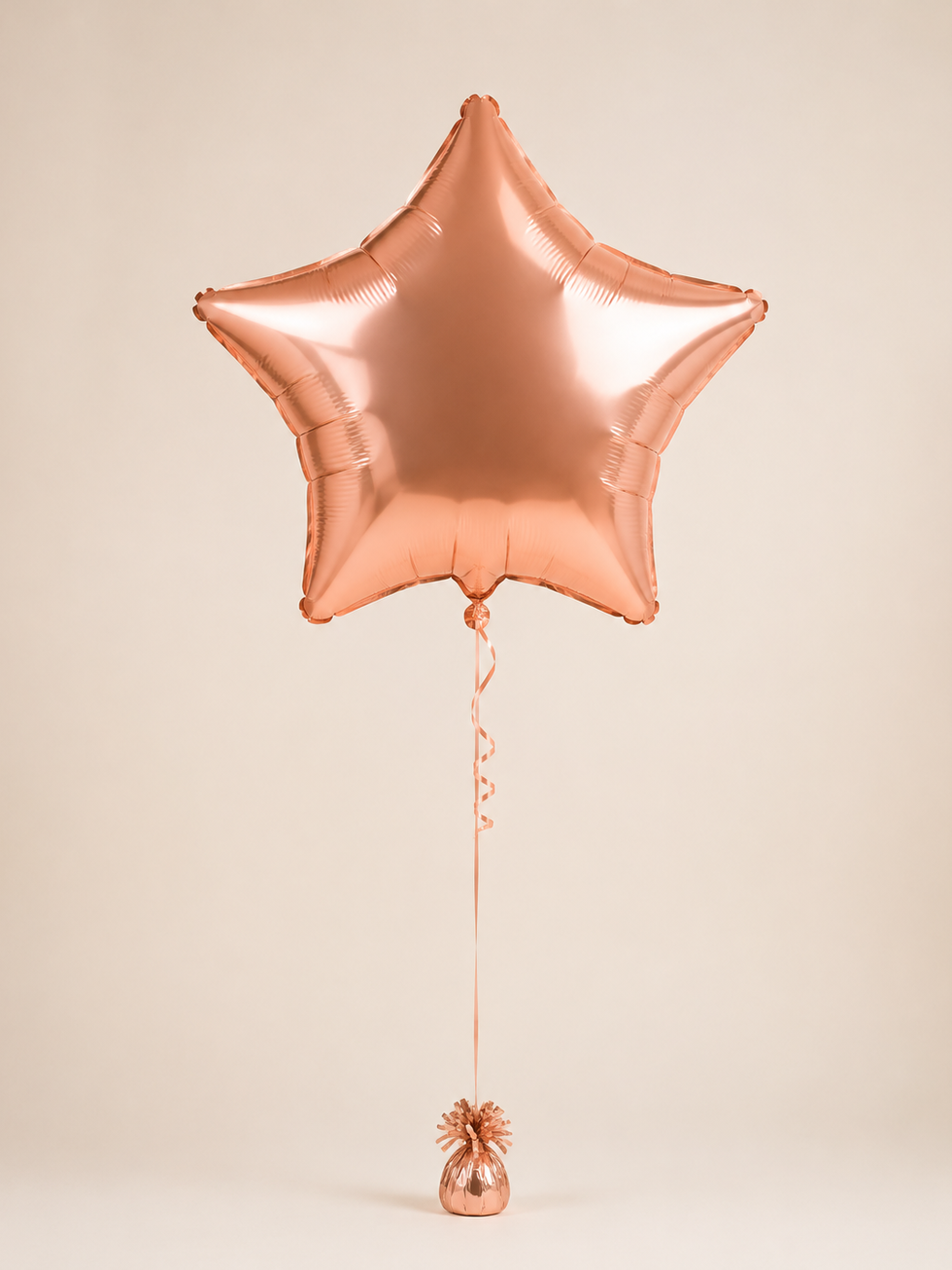 Single Foil Balloon – Peach