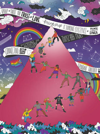 Illustration, bright, colourful, event, poster, doodle, drawing, line drawing