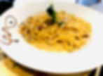 Pasta with lorchel and reindeer
