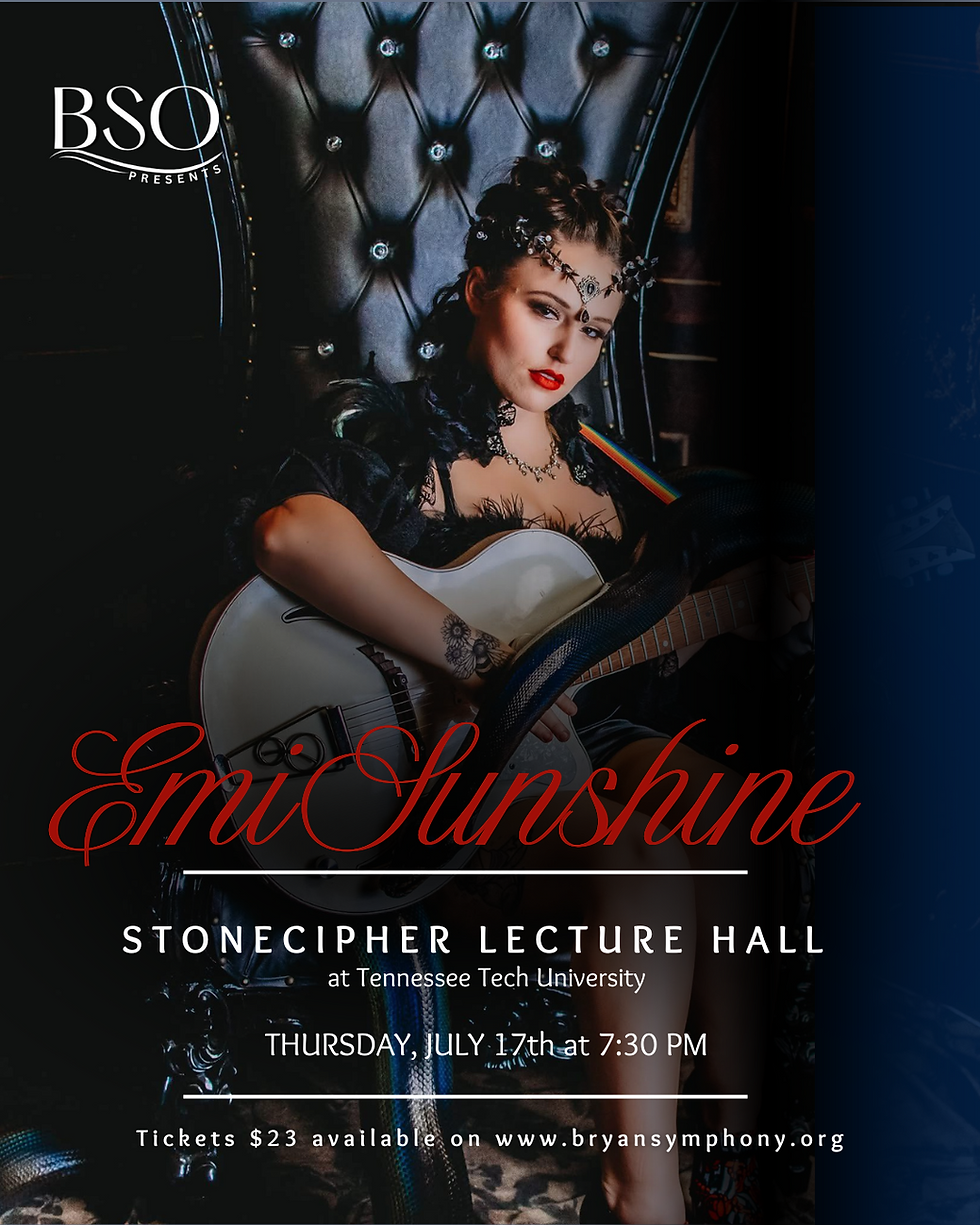 BSO Presents: EmiSunshine