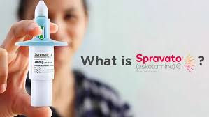 Close-up view of a medical device used for transcranial magnetic stimulation therapy