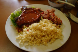 Almuerzo - Bistec dorada
