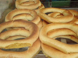 Panes de queso en el desayuno