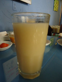 Colada (jugo de avena), muy rico!