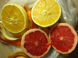Naranjas y Pomelos rosados