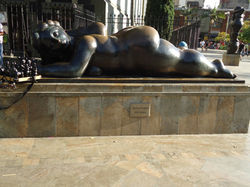Una de las gorditas de Botero