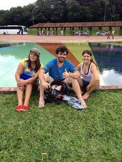 Ryan fotógrafo e nosotros con Isa...