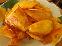Una porción de Camote. (batata doce)