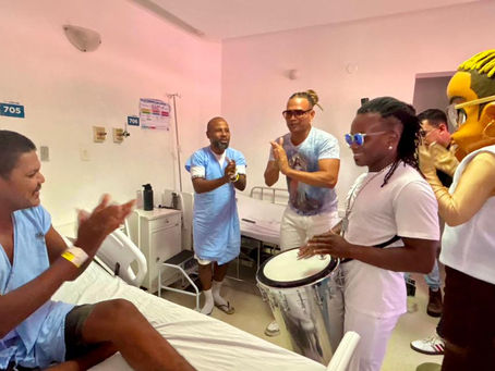 Projeto Música Cura leva acolhimento e emoção ao Hospital Estadual 2 de Julho