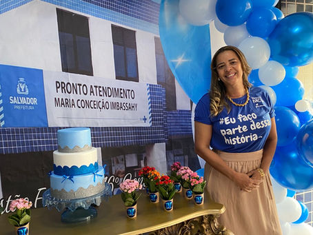 16 ° Centro de Saúde Maria Conceição Santiago Imbassahy comemora 07 anos com gestão da Fabamed com mais de 1 milhão de atendimentos realizados.