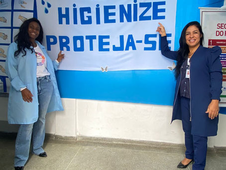UPA 24h Santa Terezinha realiza ação de conscientização no Dia D da Higienização das Mãos