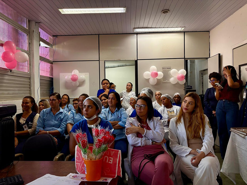 Hospital Manoel Victorino promove ação de cuidado e reflexão no Dia Internacional da Mulher