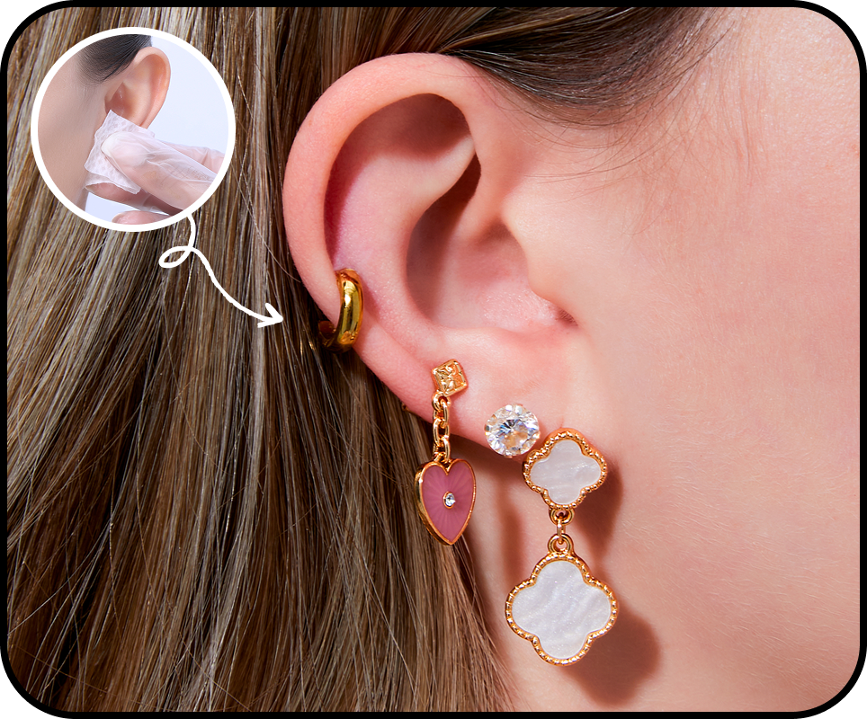 Claire's piercing options