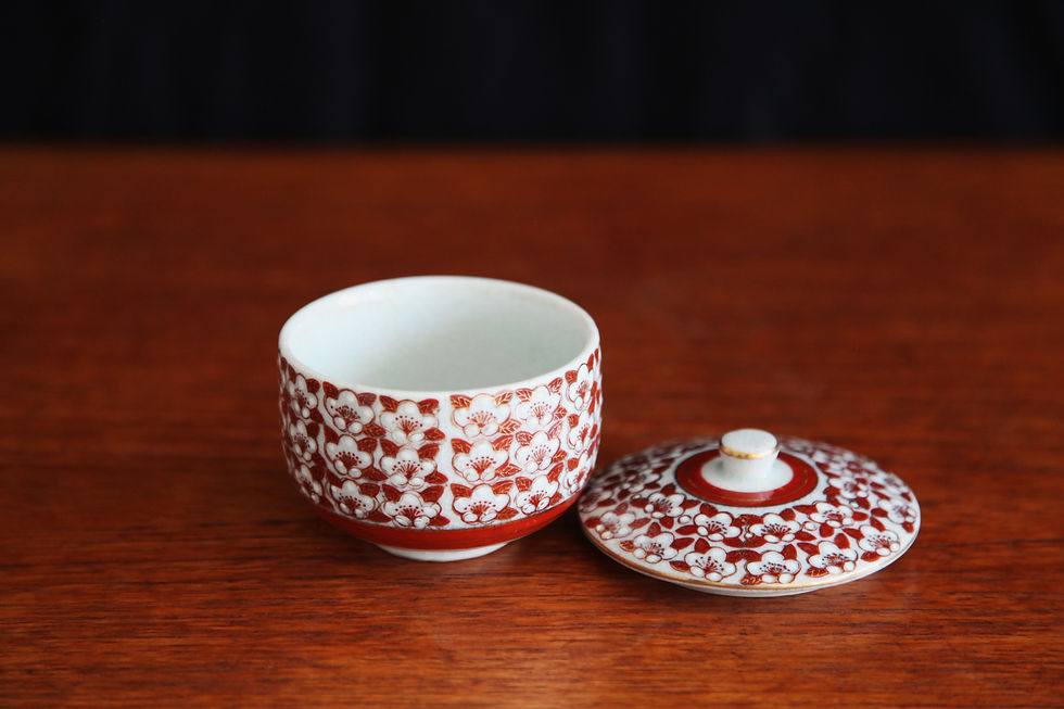 Thumbnail: Kutani yunomi with lid