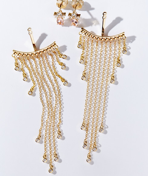 Josanne Mark custom jewelry gold and diamond fine jewelry earrings