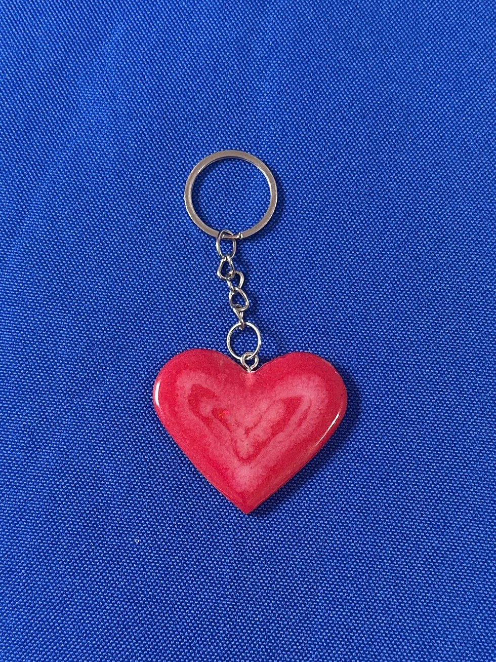 Thumbnail: Pink Hidden Hearts - Keychain