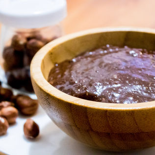 Pâte à tartiner chocolat et noisettes