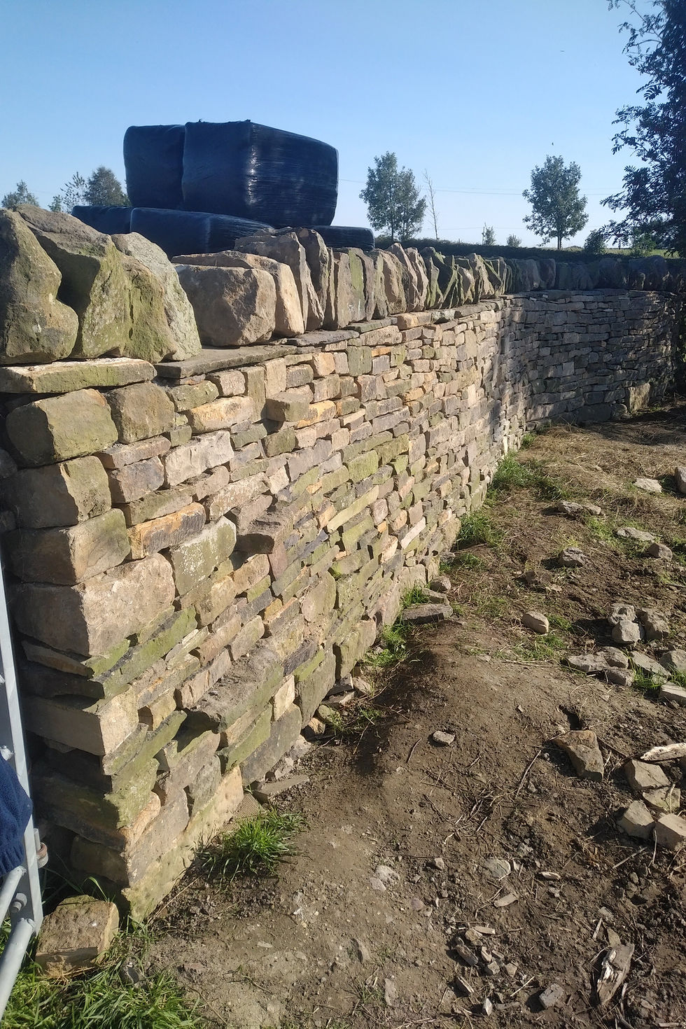 traditional dry stone wall in Yorkshire