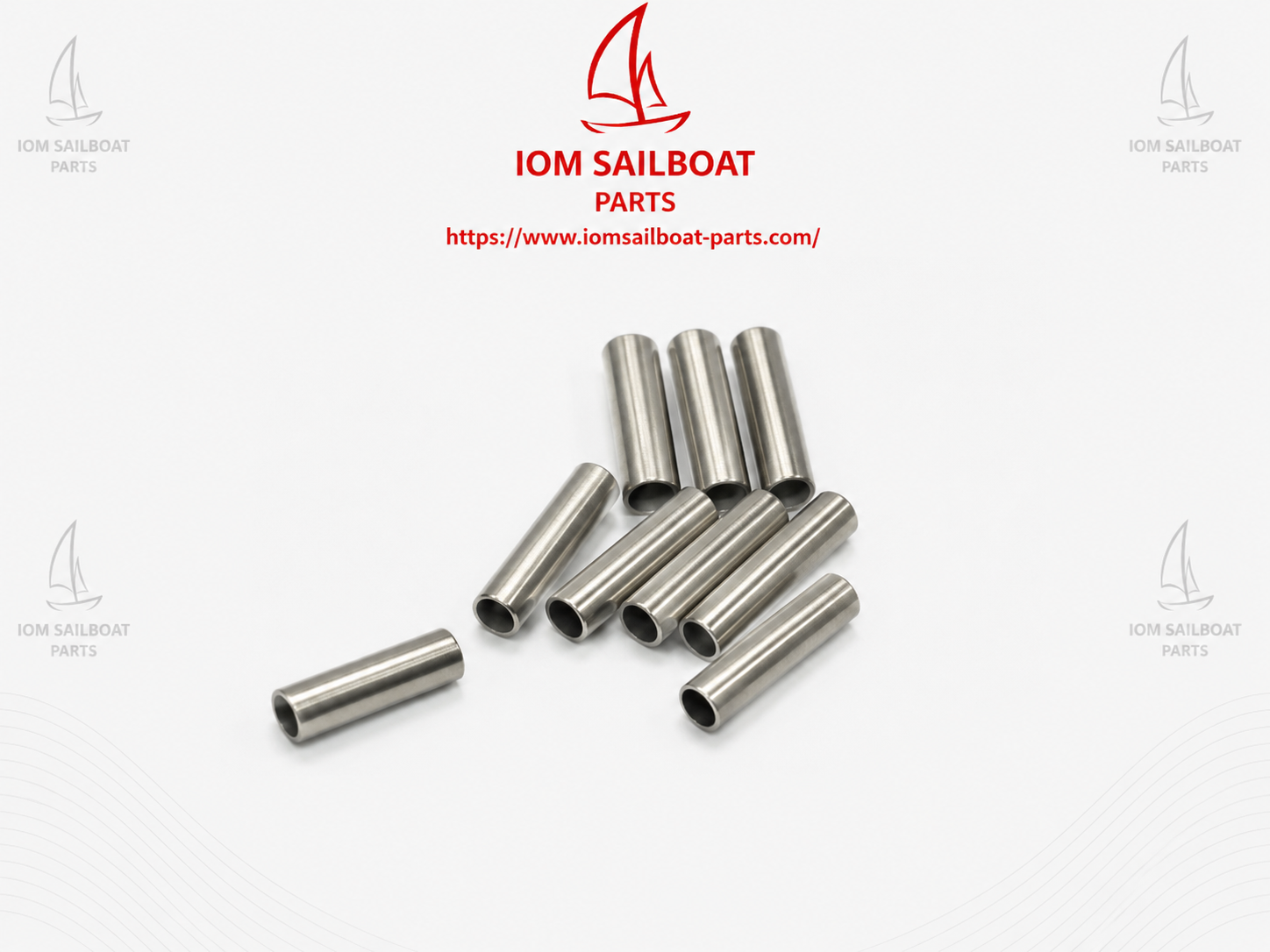 Chrome crimps for rigging wire