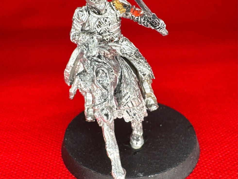 Thumbnail: King Theoden of Rohan mounted.   Charge at pelenor   Metal   (KTM PP)