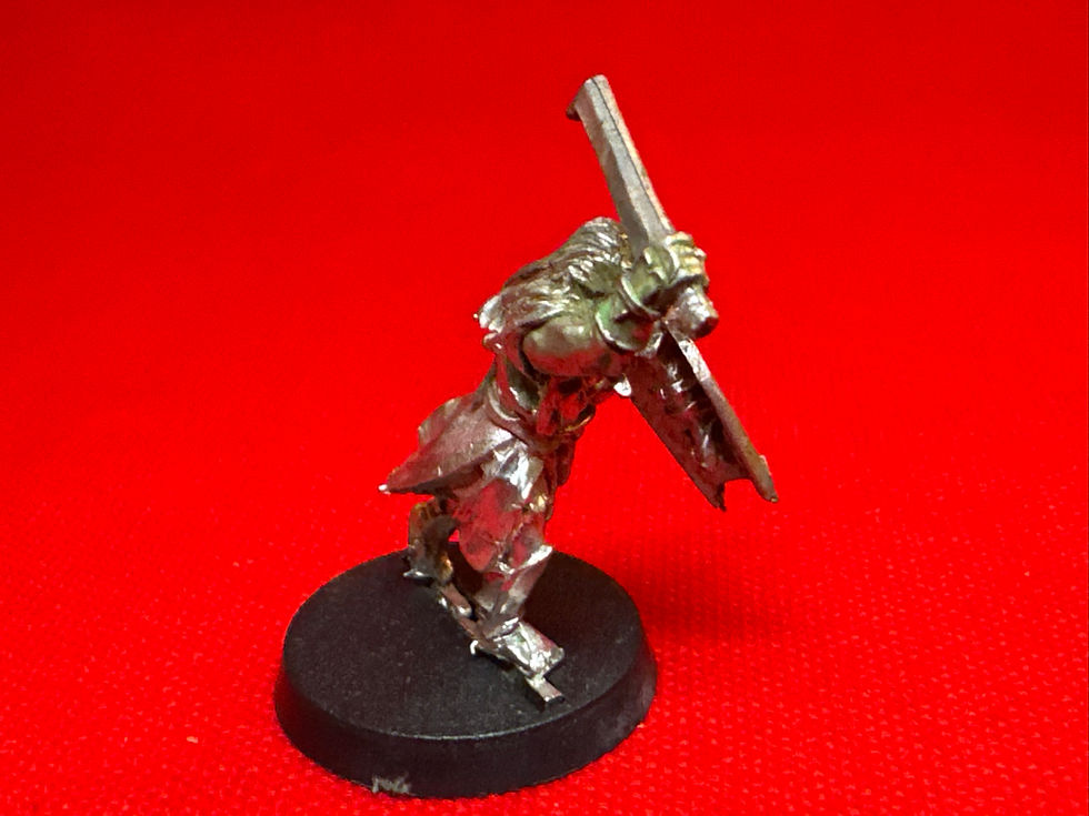 Thumbnail: Uruk hai scout with sword and shield   Metal   (US6)