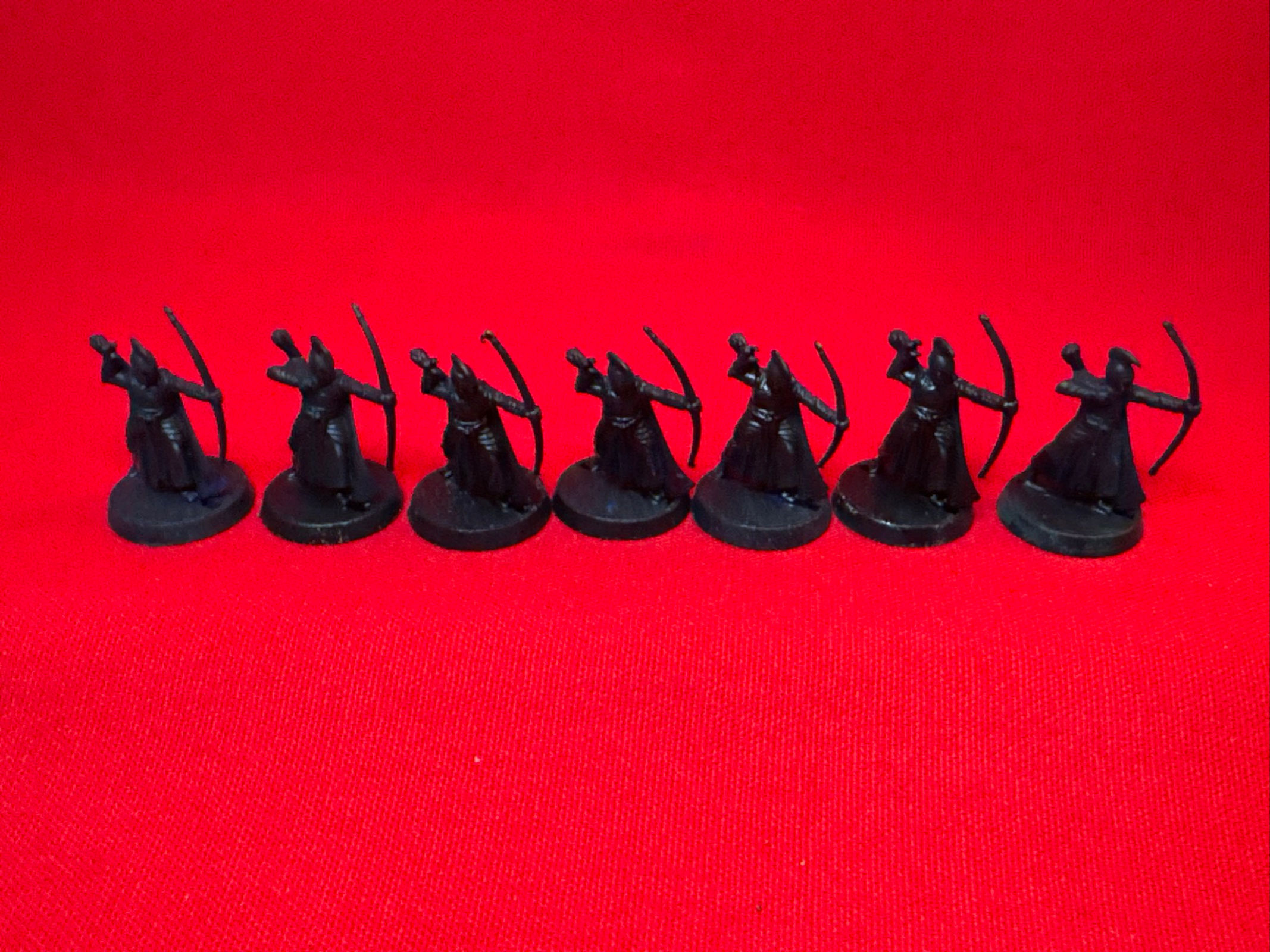 High elf warrior Archers x7   7 with bow complete     (HEA BX)