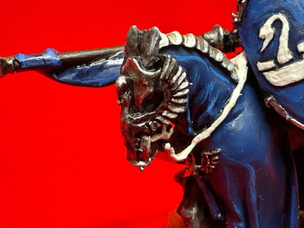 Thumbnail: Swan Knight of Dol Amroth mounted      Metal  (KM1 BX)
