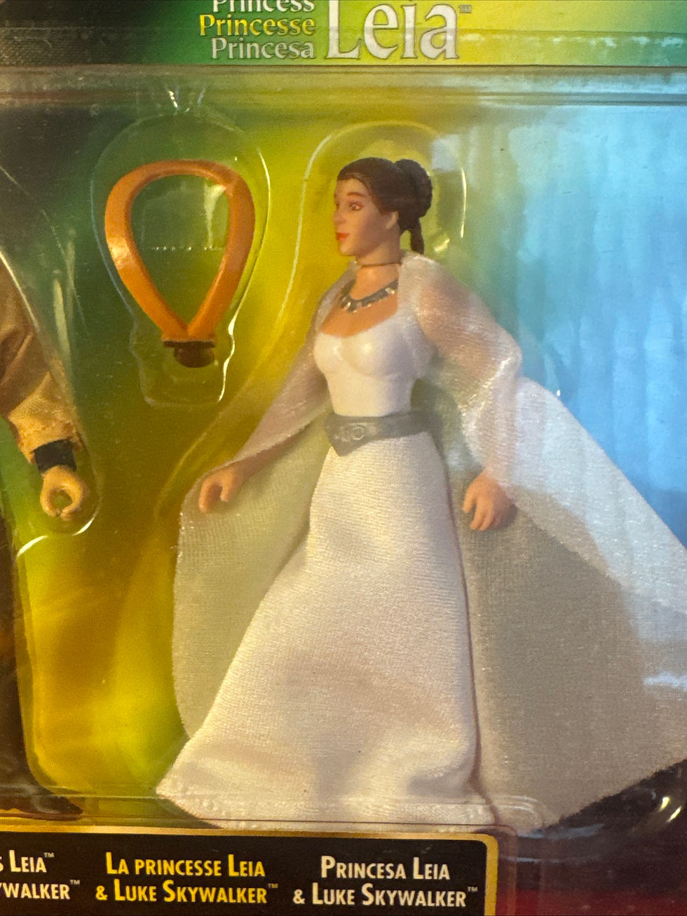 Thumbnail: Princess Lea and Luke sky walker   Kenner collection 1997   