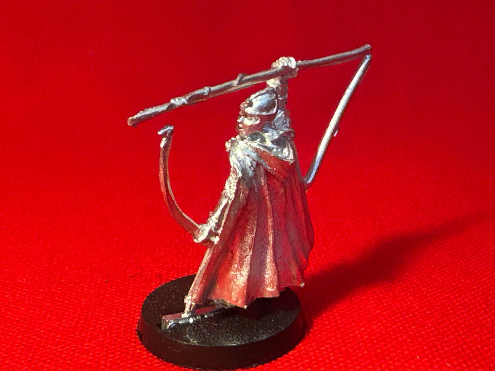 Thumbnail: Ranger of the north warrior with bow and spear   Metal  (RN8)