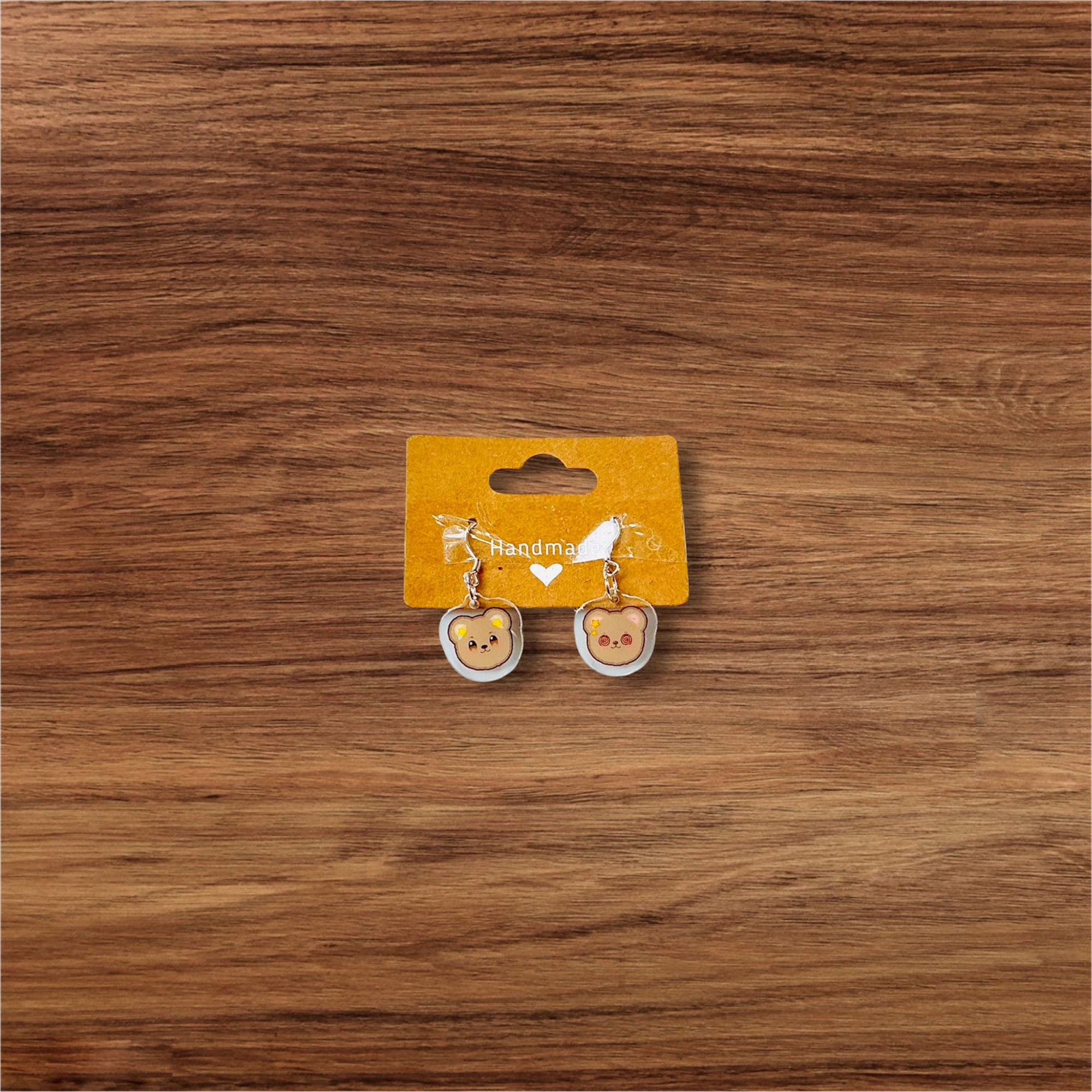 Kawaii dizzy bear earrings
