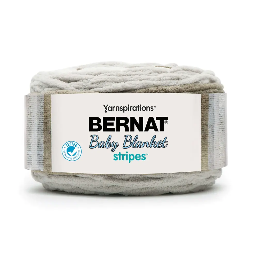Miniature : 161260 - Bernat Baby Blanket - Stripes (2/2)