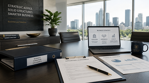 Business law attorney assisting small business owners with contracts, business formation, disputes, and legal planning in Heath and Rockwall, Texas.