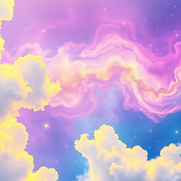 light purple blue and yellow galaxy with clouds and stars.png