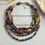 Thumbnail: Multilayer Wooden Beads Necklace Handmade Retro Folk Music Festival Ornament Jew