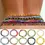 Thumbnail: 10pcs Waist Bead Chain African Belly Bead Chain For Woman Girl Colorful Elast