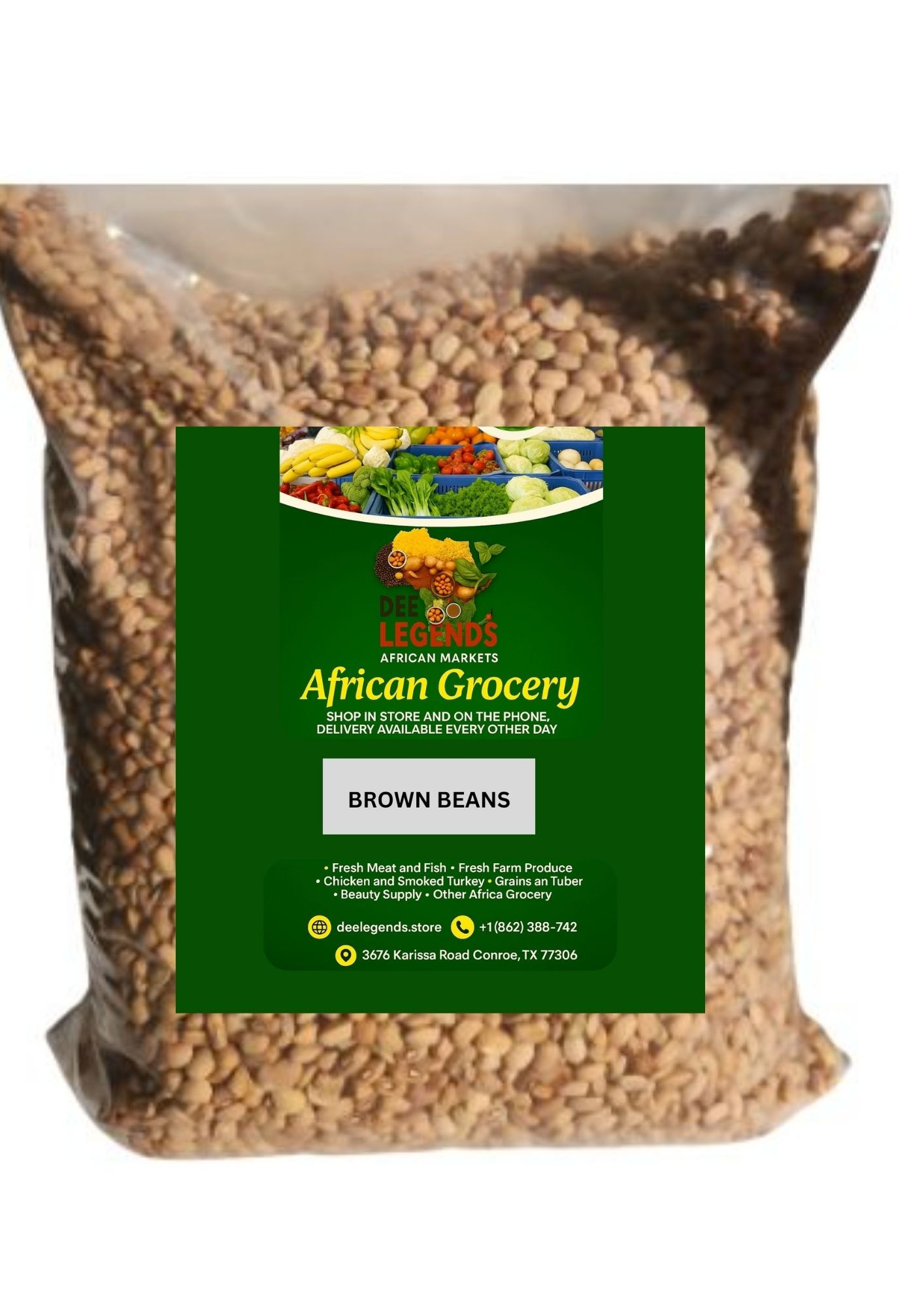 BROWN BEANS 5LB