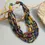 Thumbnail: Multilayer Wooden Beads Necklace Handmade Retro Folk Music Festival Ornament Jew
