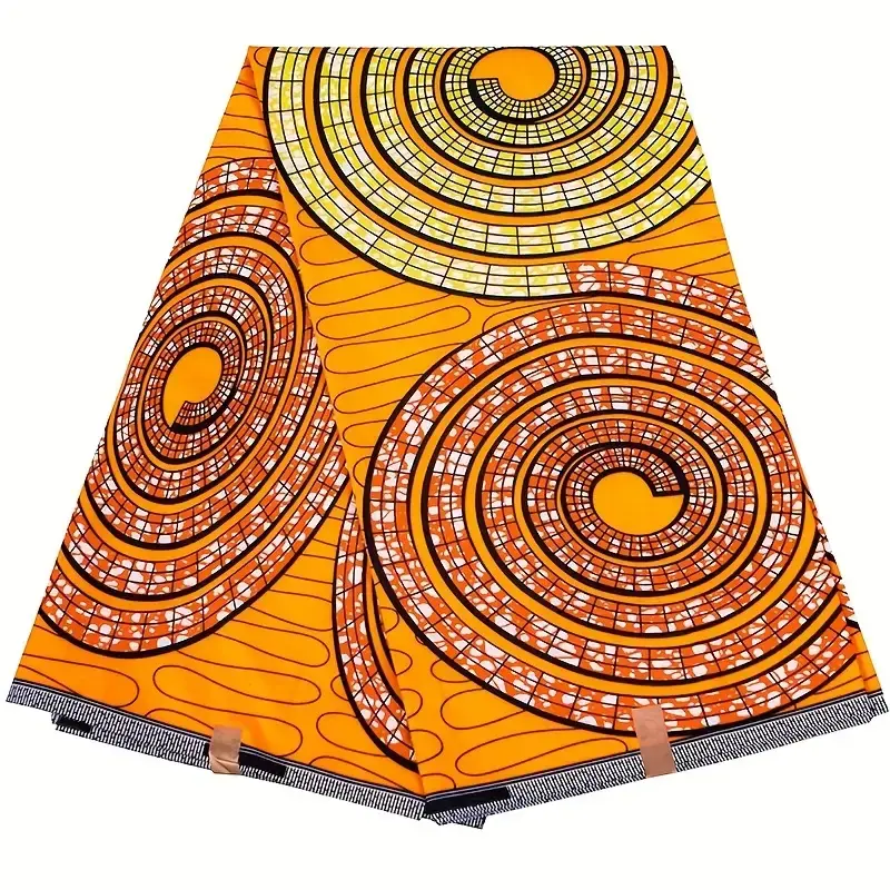 6yard/216inch African Wax Cloth Polyester African Wax Dye Print Fabric For Party