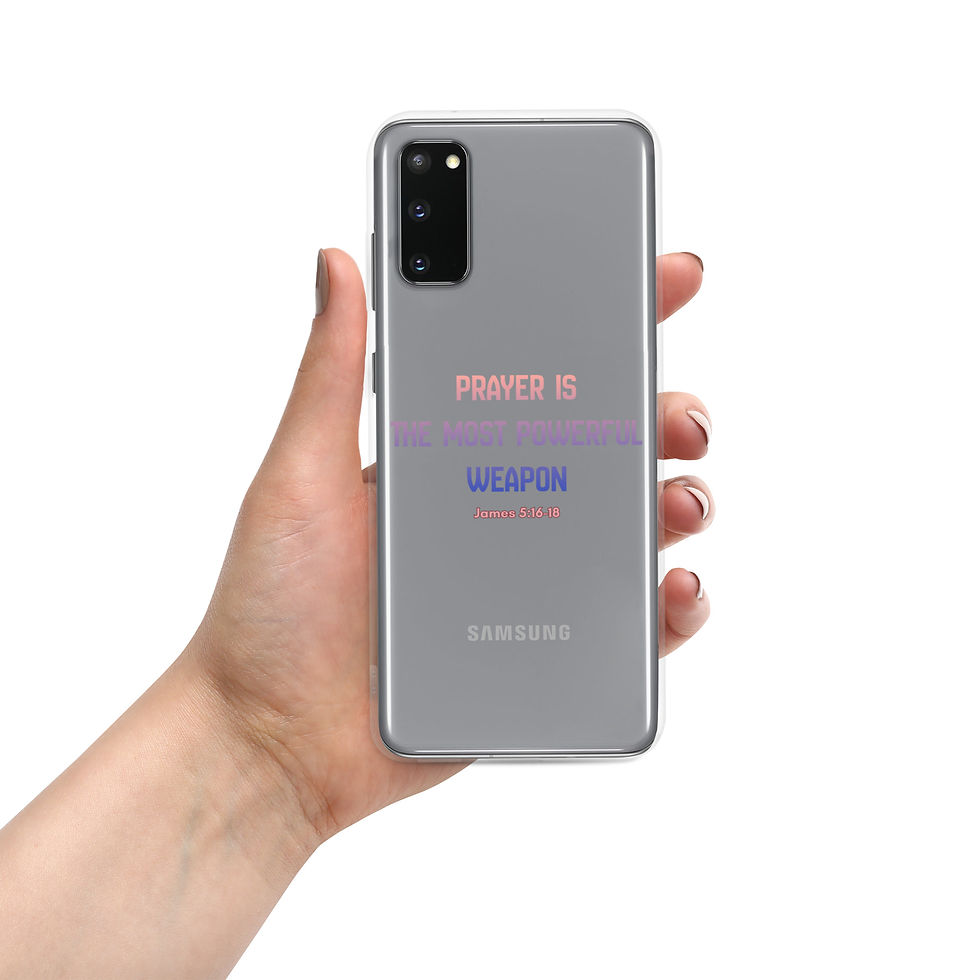 Thumbnail: Prayer Is the Most Powerful Weapon — Samsung® Phone Case