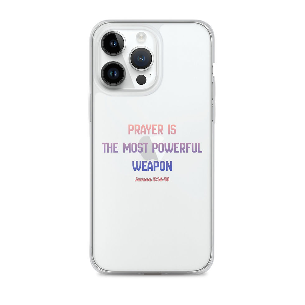 Thumbnail: Prayer Is the Most Powerful Weapon — iPhone® Case
