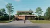 Casa de dos plantas, en hormigon visto ubicada en zona norte. Es de dos plantas y sus cerramientos de Hormigon y wpc simil madera.