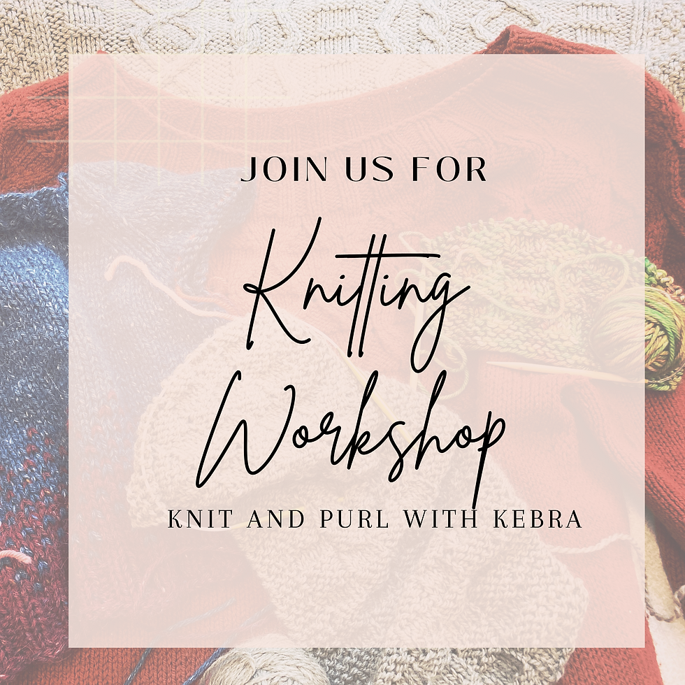 Knitting Workshop With Kebra