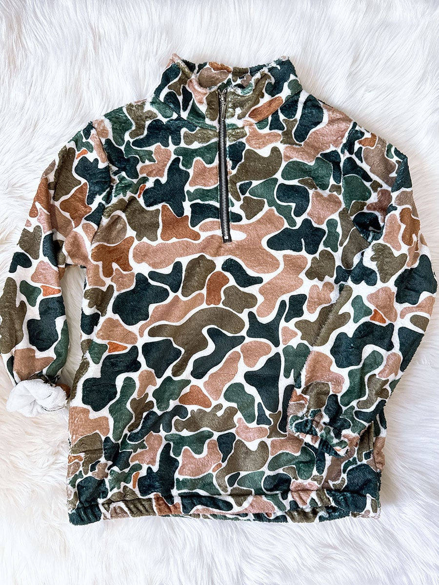 Thumbnail: Custom Printed Sherpa Fleece Pullover